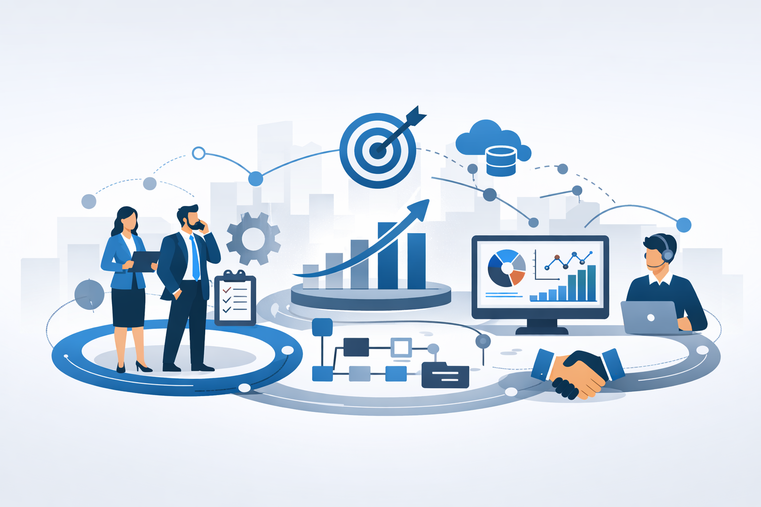 Journey management integrated with process management in modern organizations