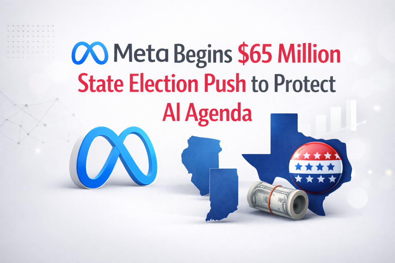 Meta launches $65 million state election strategy to influence AI regulation in Texas and Illinois