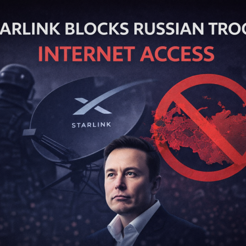 Starlink satellite internet blocked for Russian troops in Ukraine