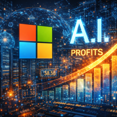 Microsoft’s expanding AI data center infrastructure supporting large-scale artificial intelligence investments.