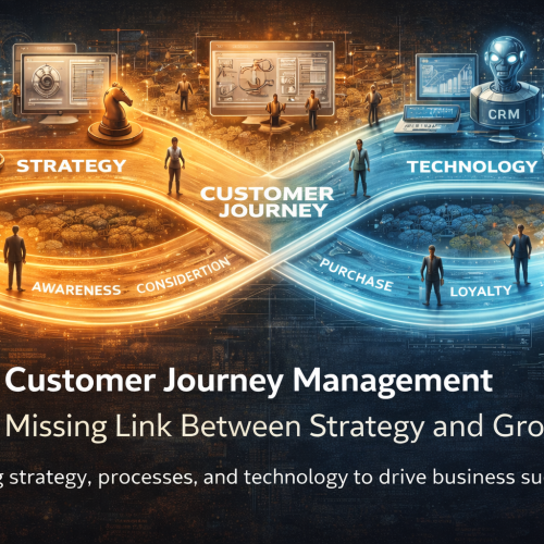 Customer journey management connecting strategy, processes, and technology to drive business growth